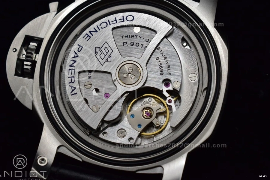  P.9010 Dial Black on PAM1312 1:1 Leather Black VSF Strap Edition Best 0210